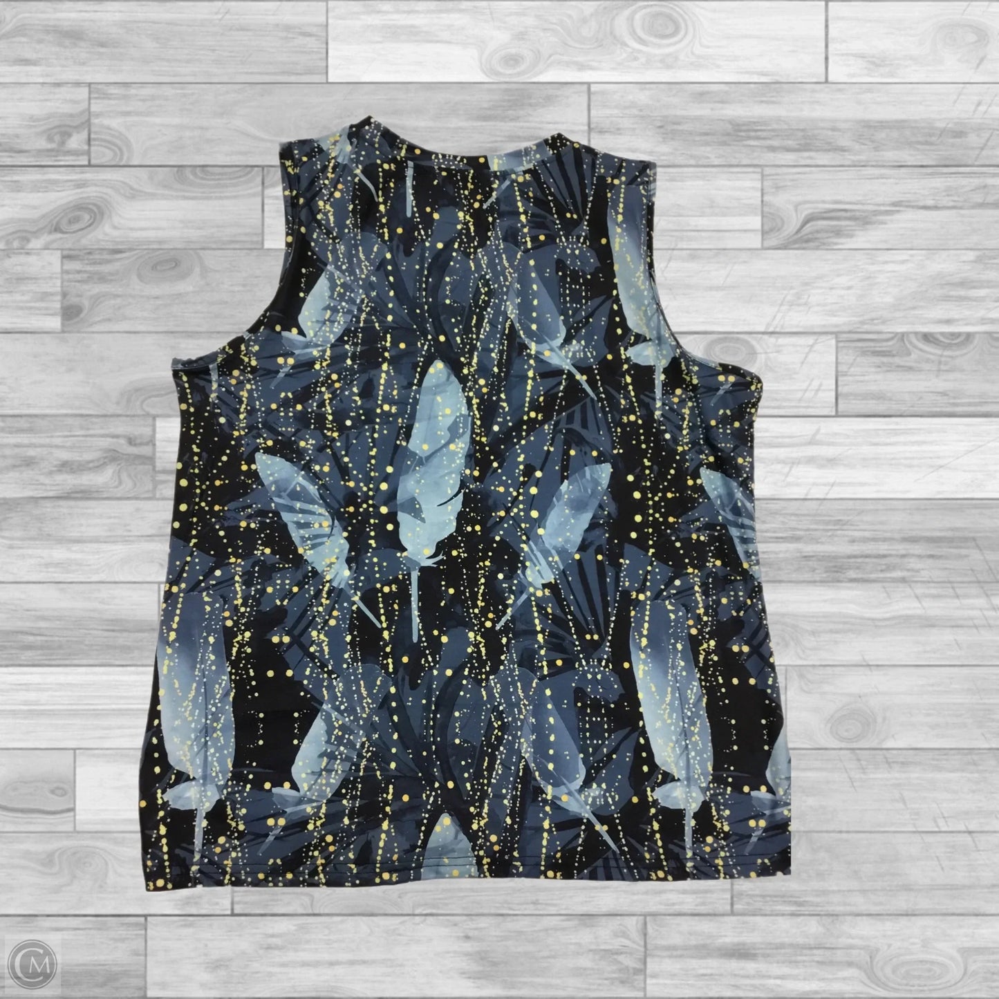 Top Sleeveless By Clothes Mentor In Blue, Size: Xl