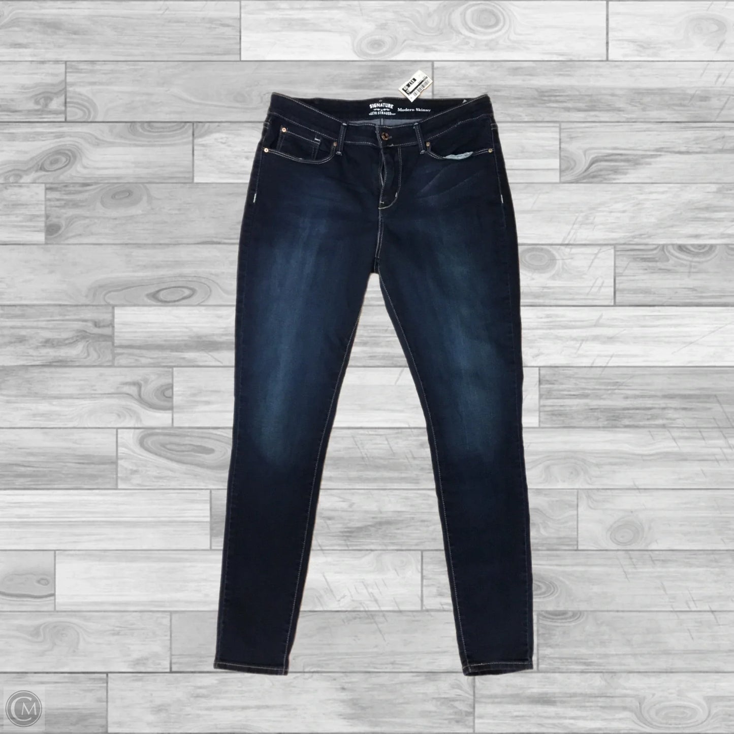 Jeans Cropped By Levis In Blue, Size: 14