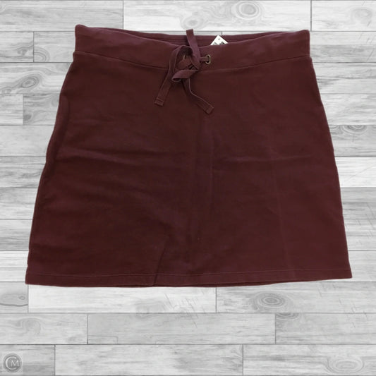 Skirt Midi By Loft In Purple, Size: S
