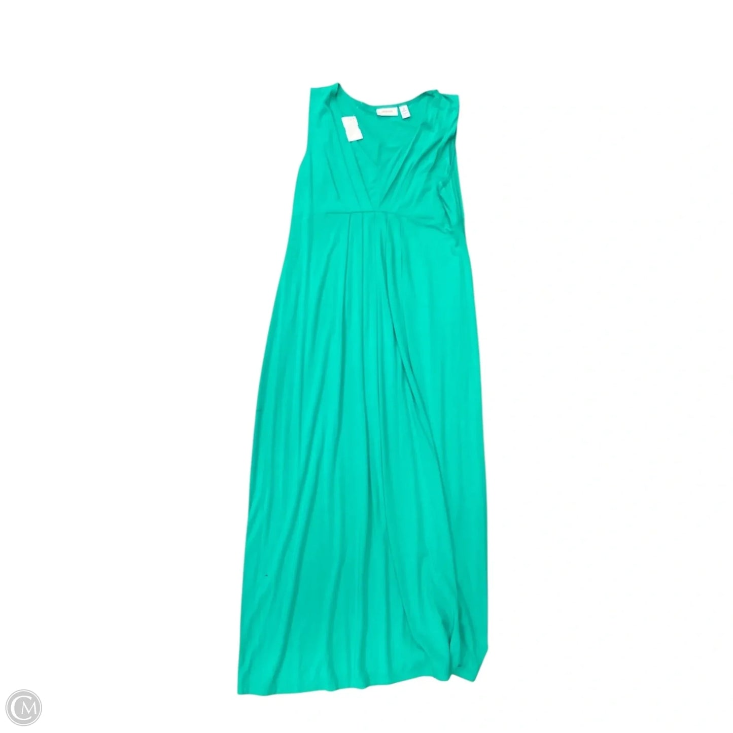 Dress Casual Maxi By Chicos In Green, Size: L