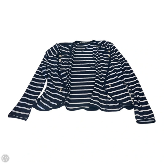 Cardigan By Allegra K In Striped Pattern, Size: M