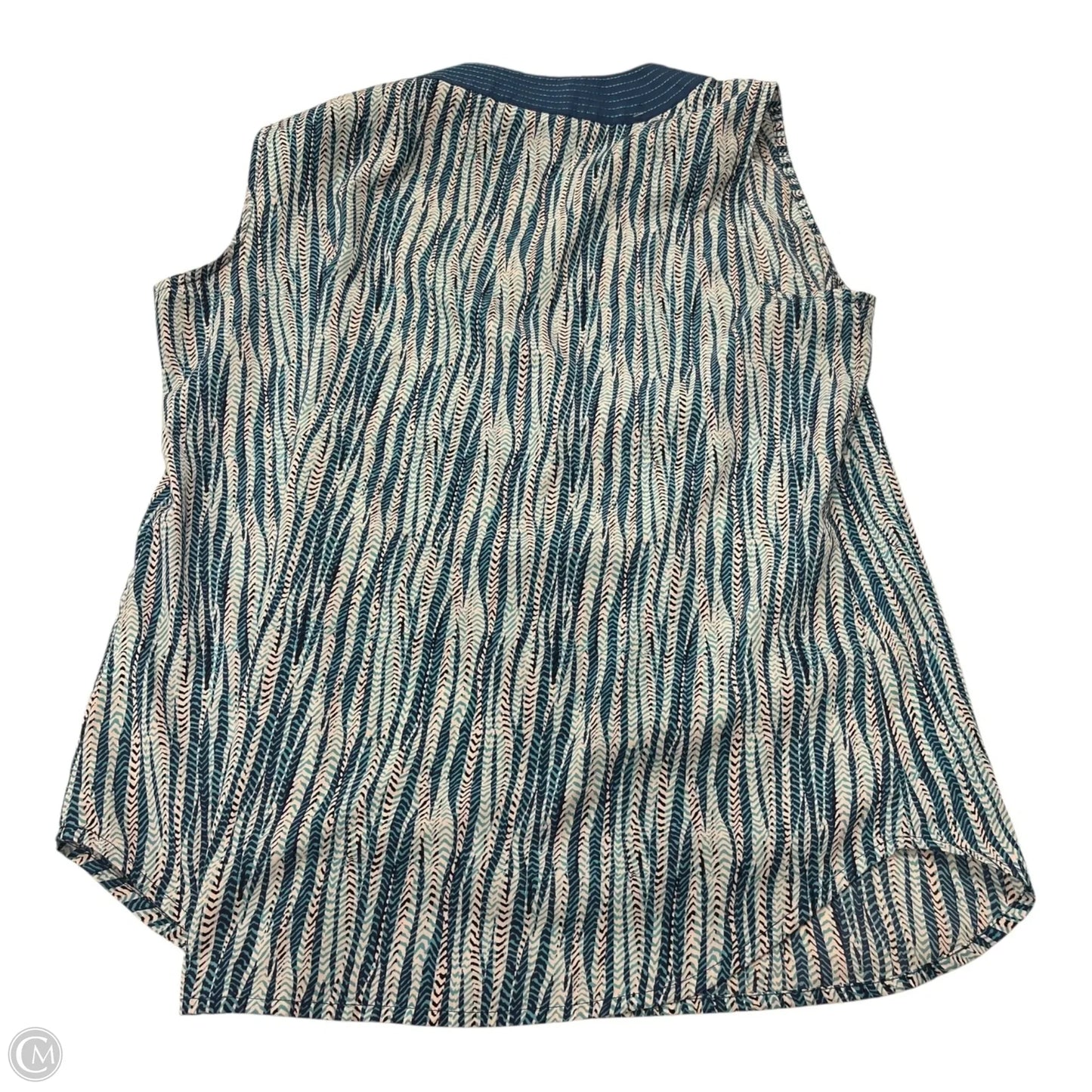 Top Sleeveless By Liz Claiborne In Blue, Size: M
