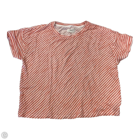 Top Short Sleeve By Lou And Grey In Orange, Size: M