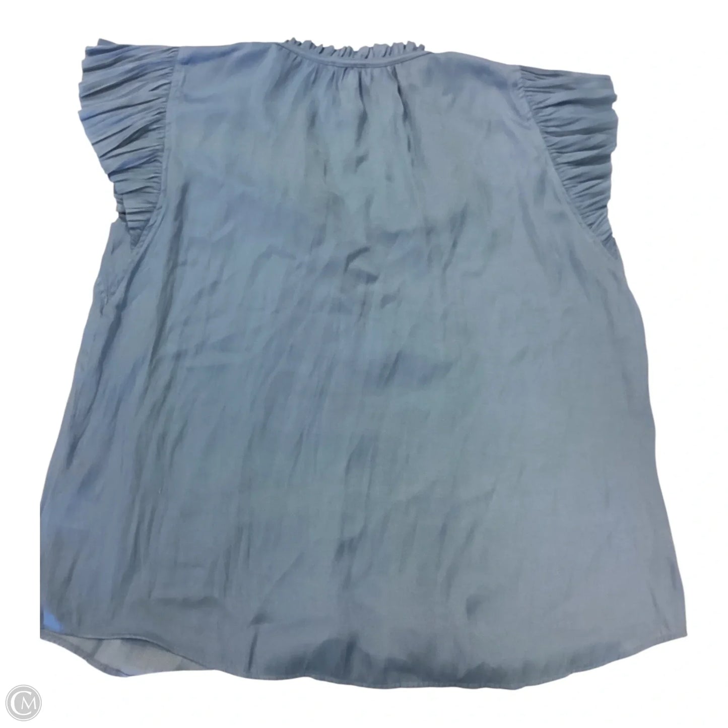 Top Short Sleeve By Current Air In Blue, Size: L
