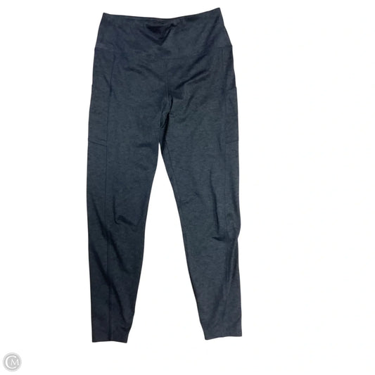Athletic Leggings By Tahari By Arthur Levine In Grey, Size: S