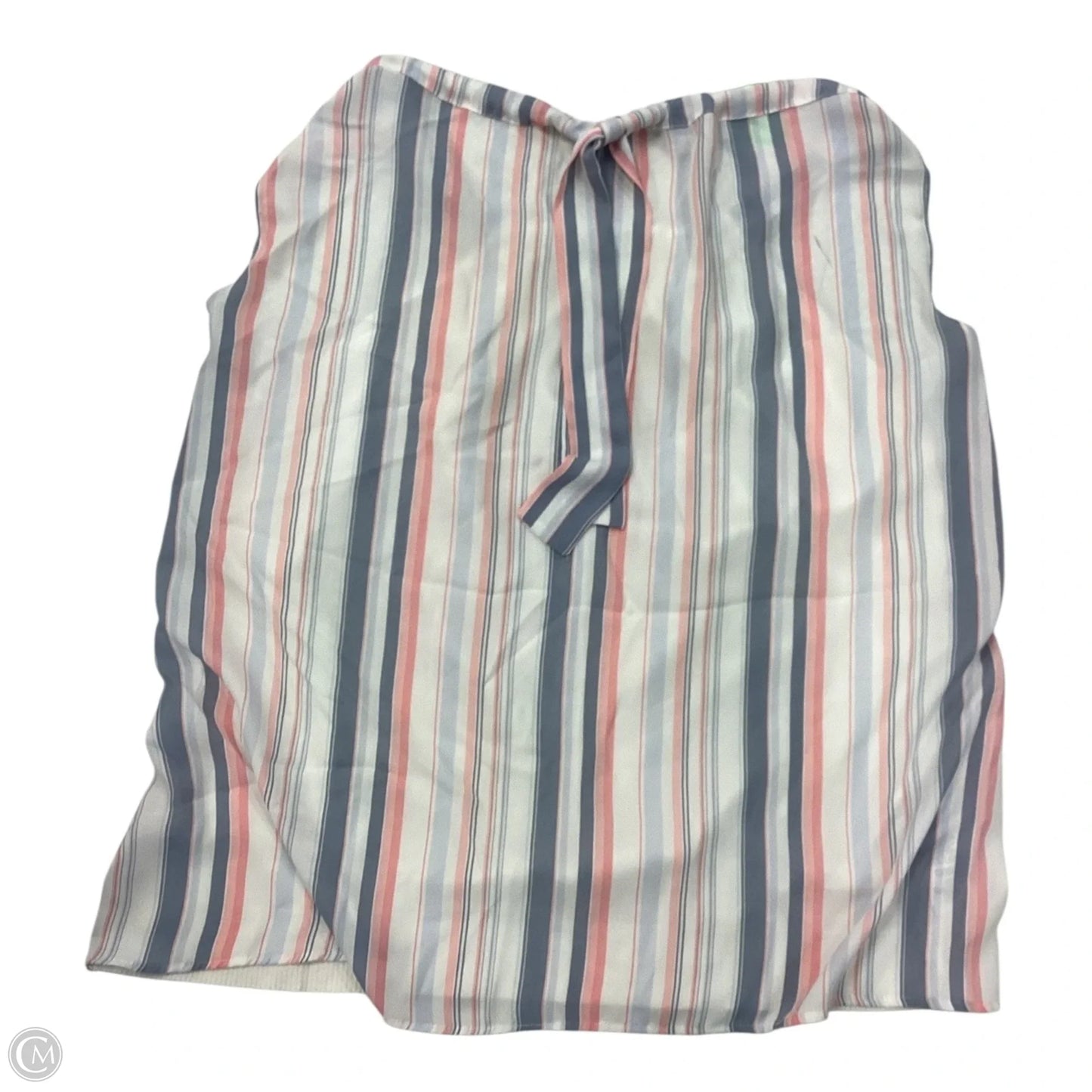 Top Sleeveless By Loft In Striped Pattern, Size: S