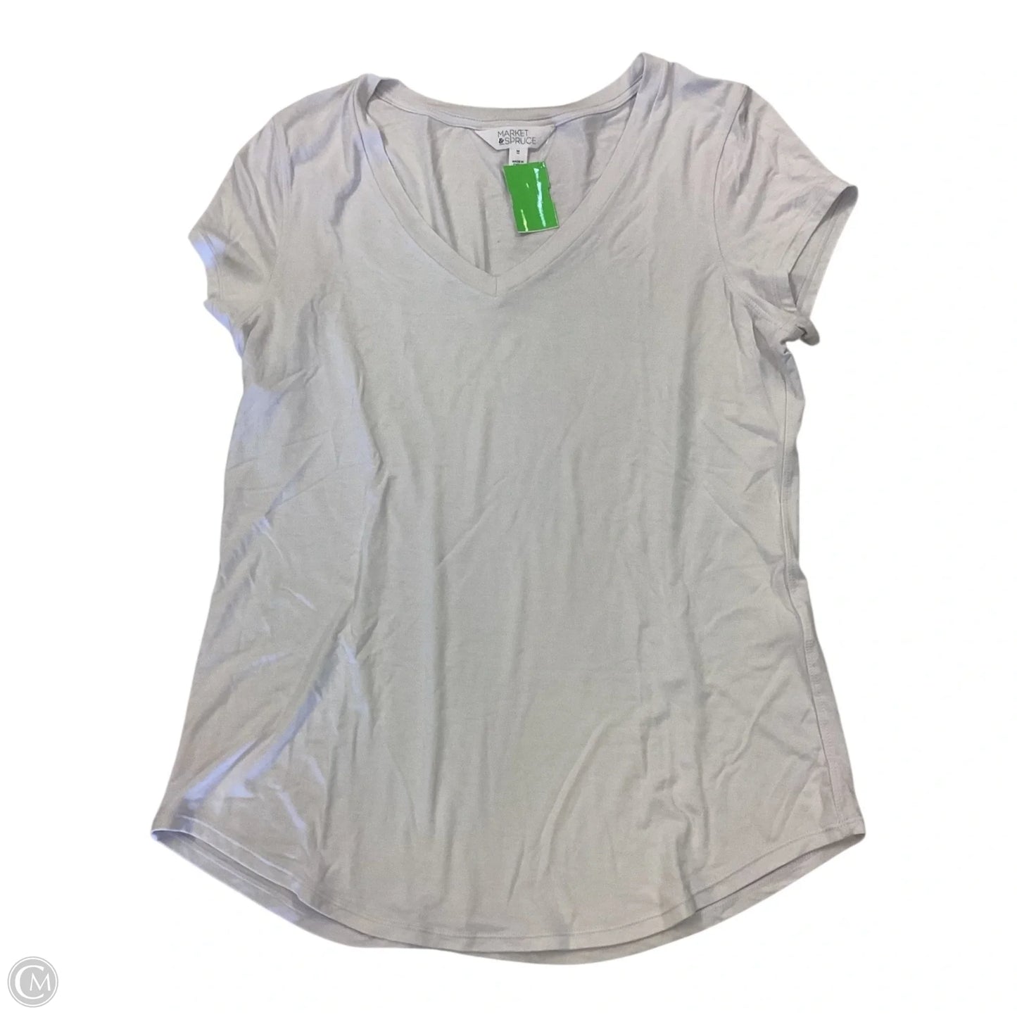 Top Short Sleeve By Market & Spruce In White, Size: M