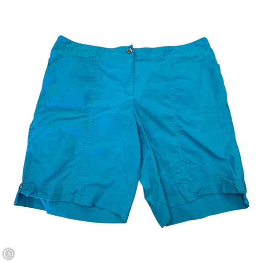 Shorts By Chicos In Blue, Size: Xl