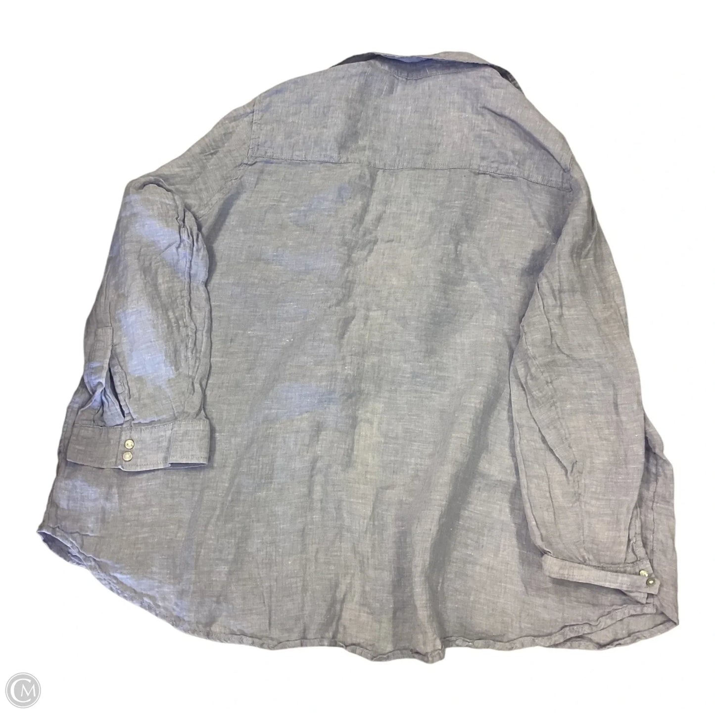 Top Long Sleeve By C And C In Blue, Size: 3x