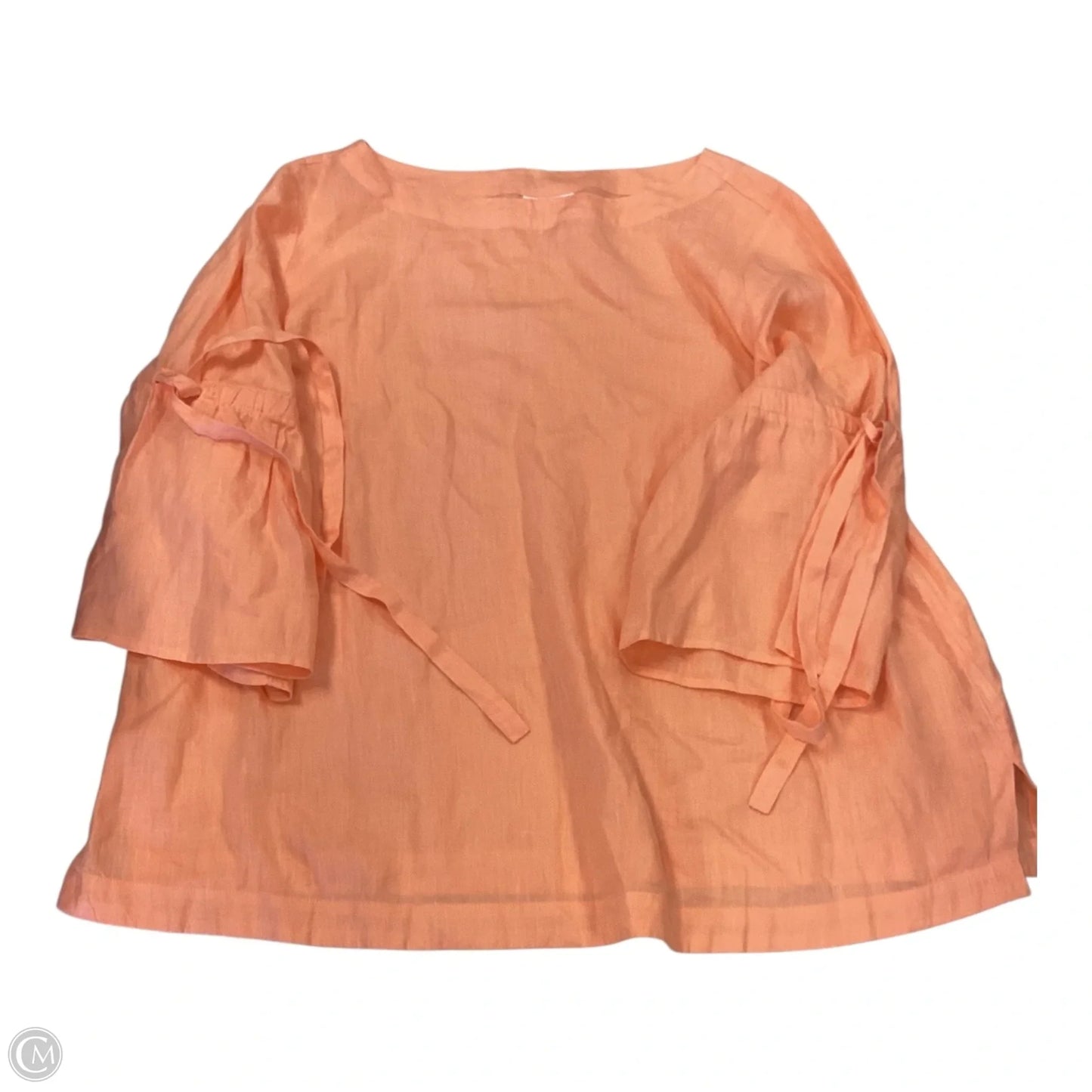 Top Short Sleeve By Charter Club In Orange, Size: 3x