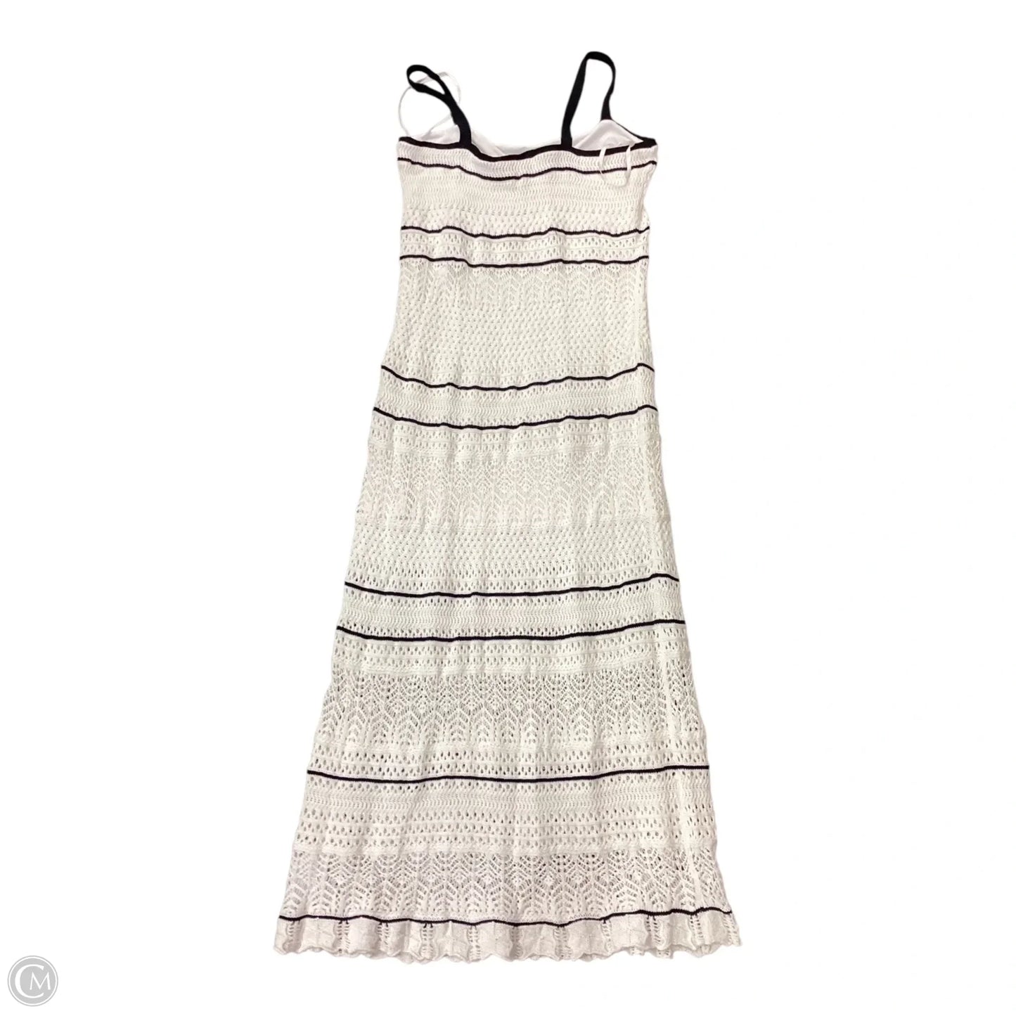 Dress Casual Maxi By Abercrombie And Fitch In Black & White, Size: Xl