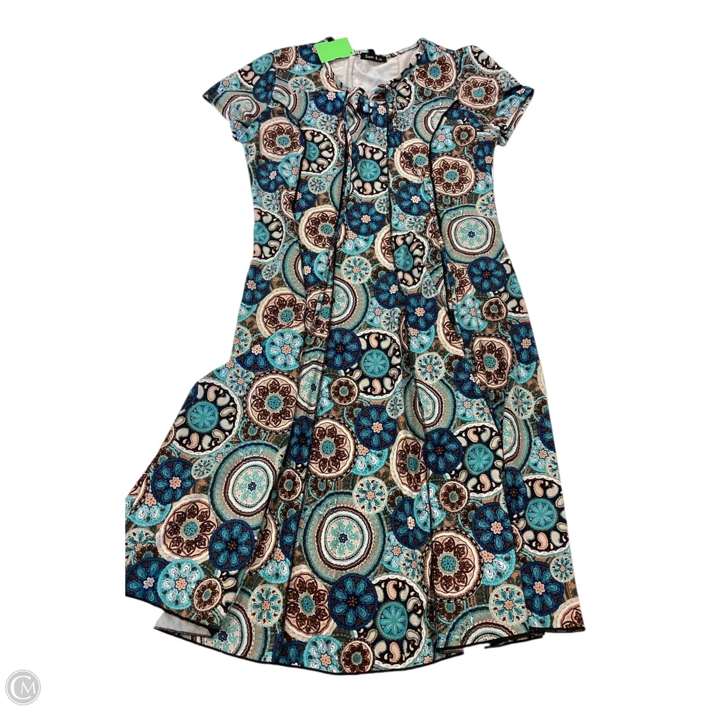 Dress Casual Short By Sami & Jo In Paisley Print, Size: M