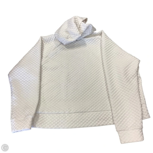 Jacket Fleece By New Balance In Cream, Size: Xl