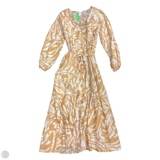 Dress Casual Maxi By H&m In Yellow, Size: Xs