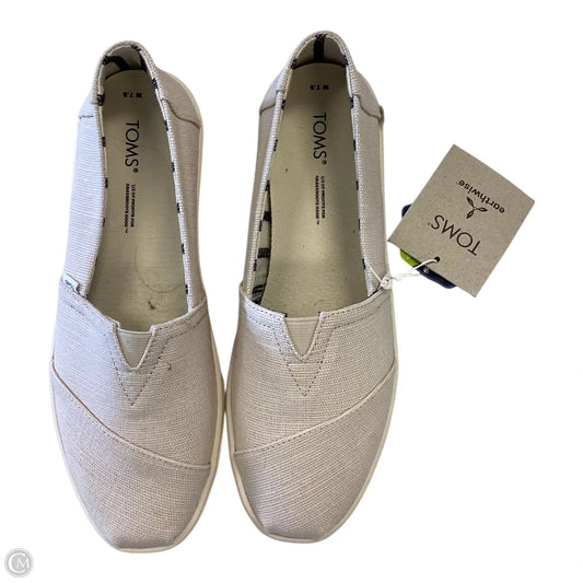 Shoes Flats By Toms In Tan, Size: 7.5