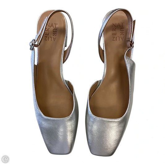 Shoes Heels Block By Naturalizer In Silver, Size: 11