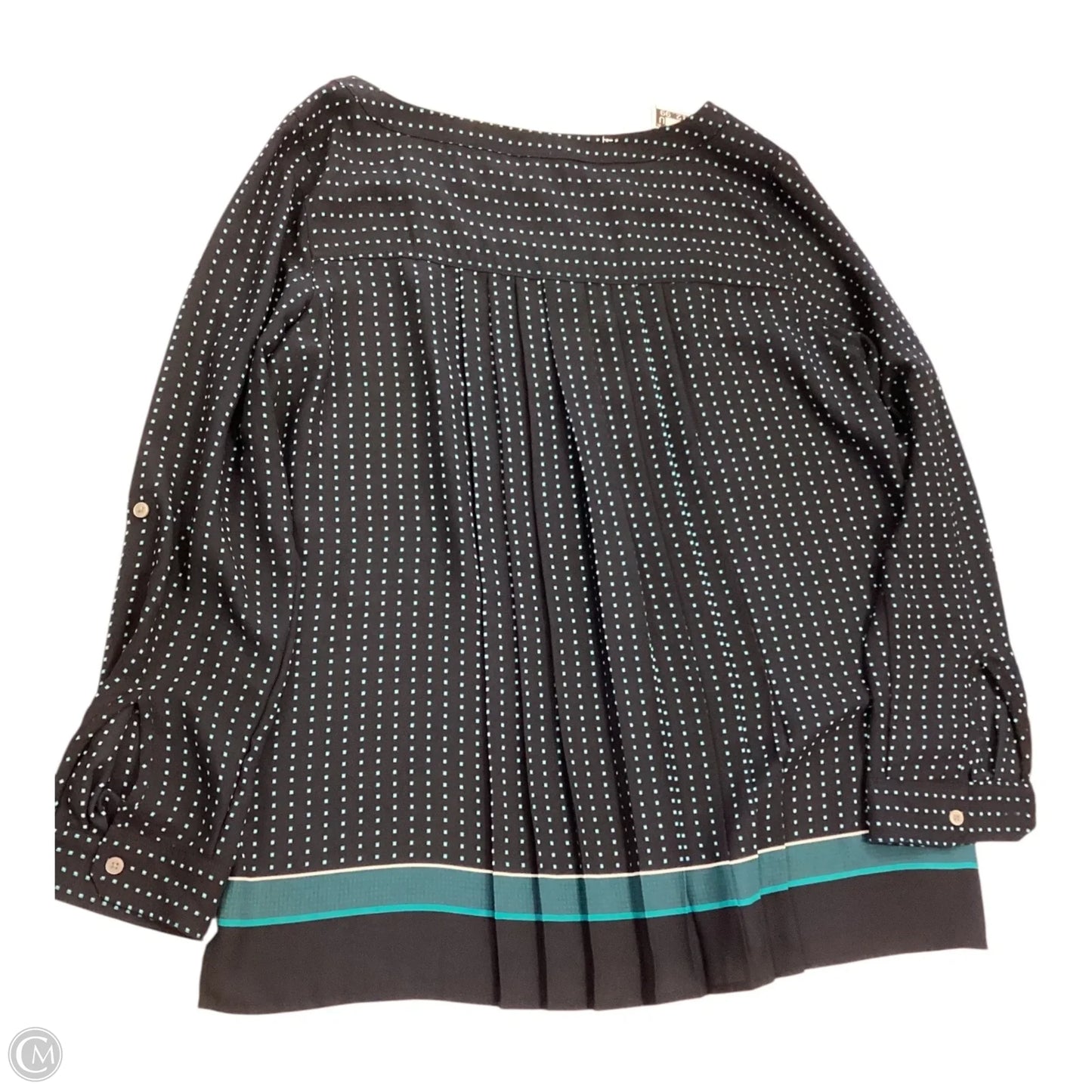 Top Long Sleeve By Loft In Polkadot Pattern, Size: Sp