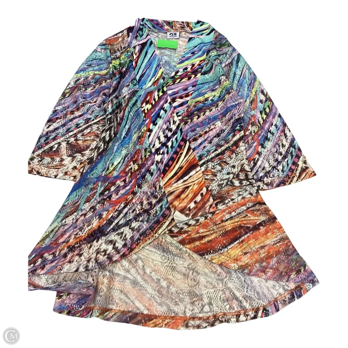 Cardigan By Clothes Mentor In Multi-colored, Size: S