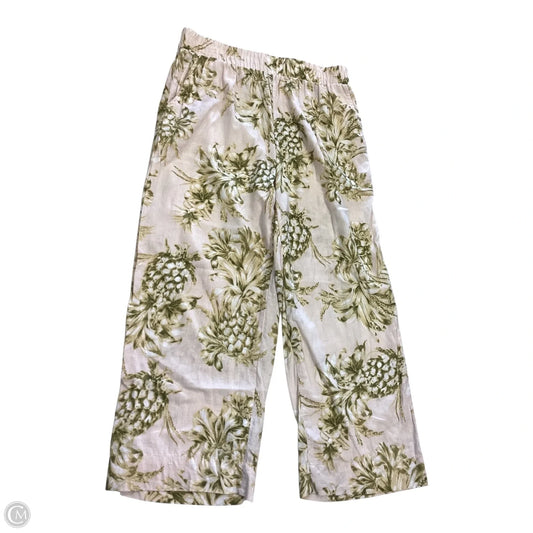 Pants Lounge By Clothes Mentor In Tropical Print, Size: L