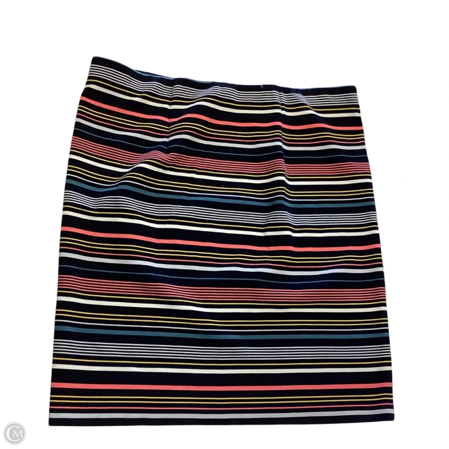 Skirt Mini & Short By Loft In Striped Pattern, Size: Lp