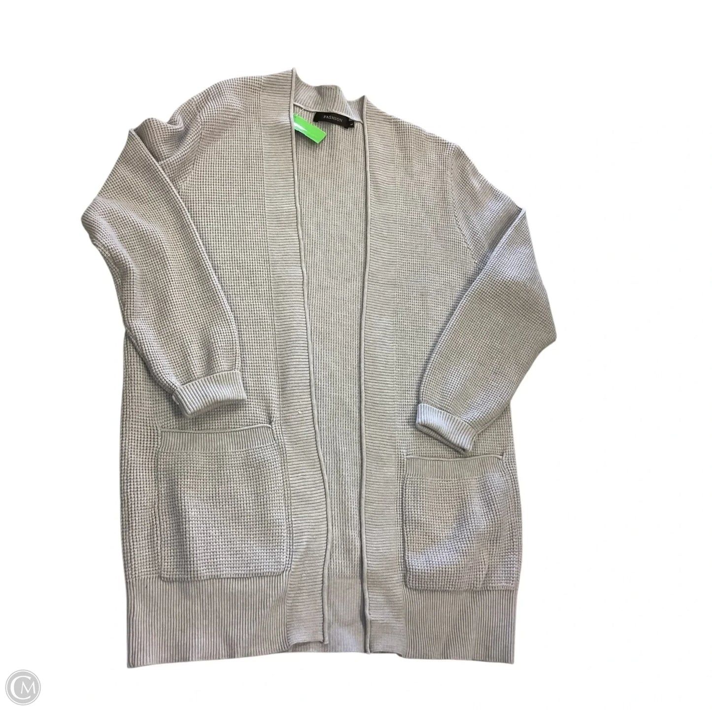 Cardigan By Clothes Mentor In Grey, Size: L