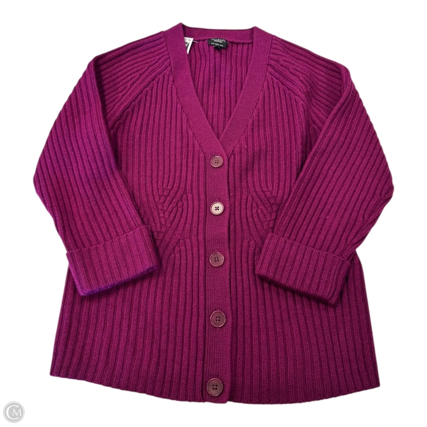 Cardigan By Talbots In Purple, Size: S