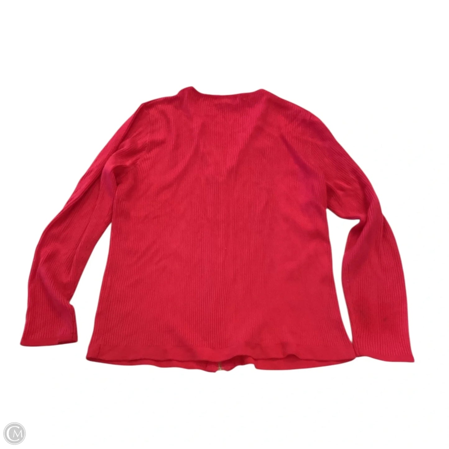 Sweater By Calvin Klein In Red, Size: L