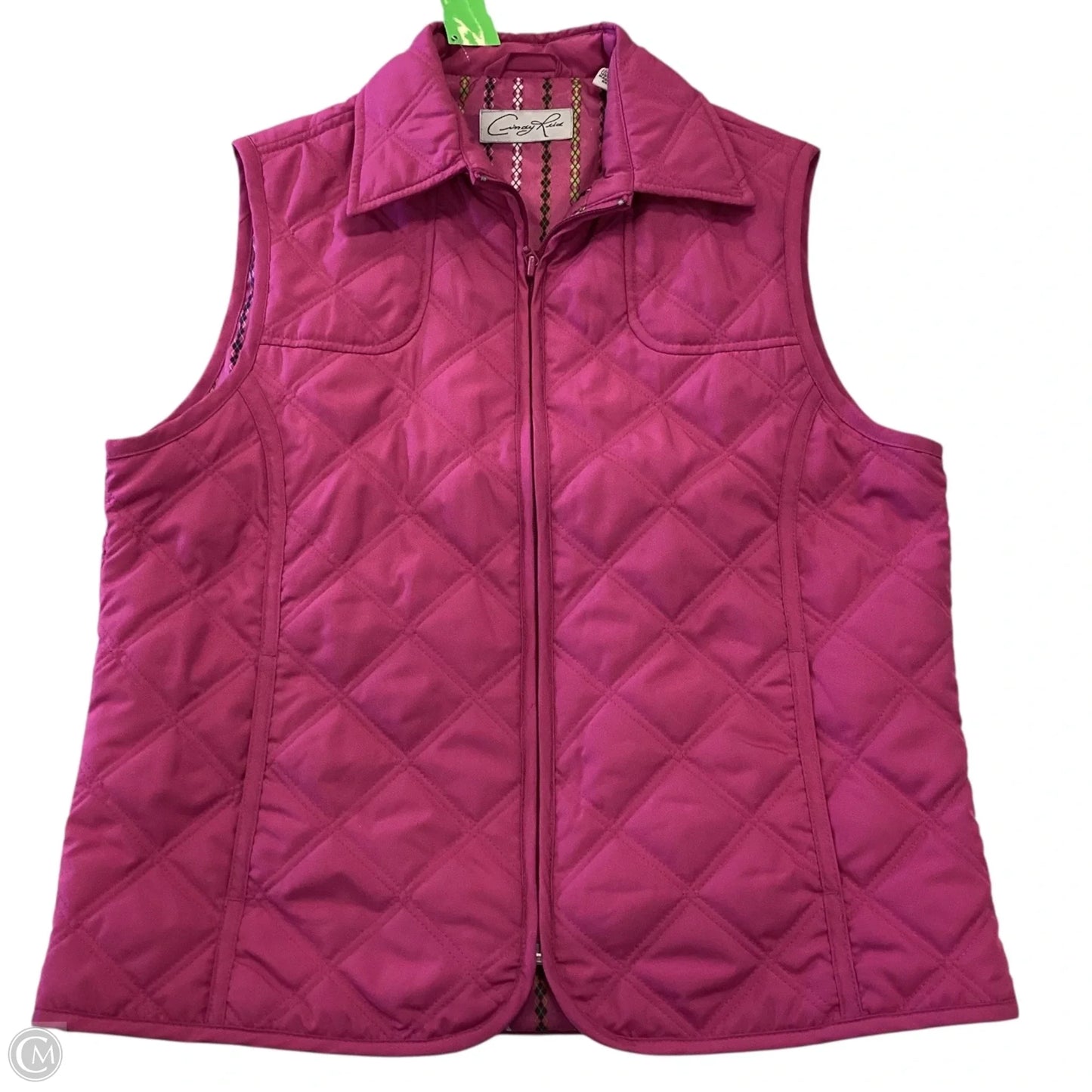 Vest Puffer & Quilted By Clothes Mentor In Pink, Size: M