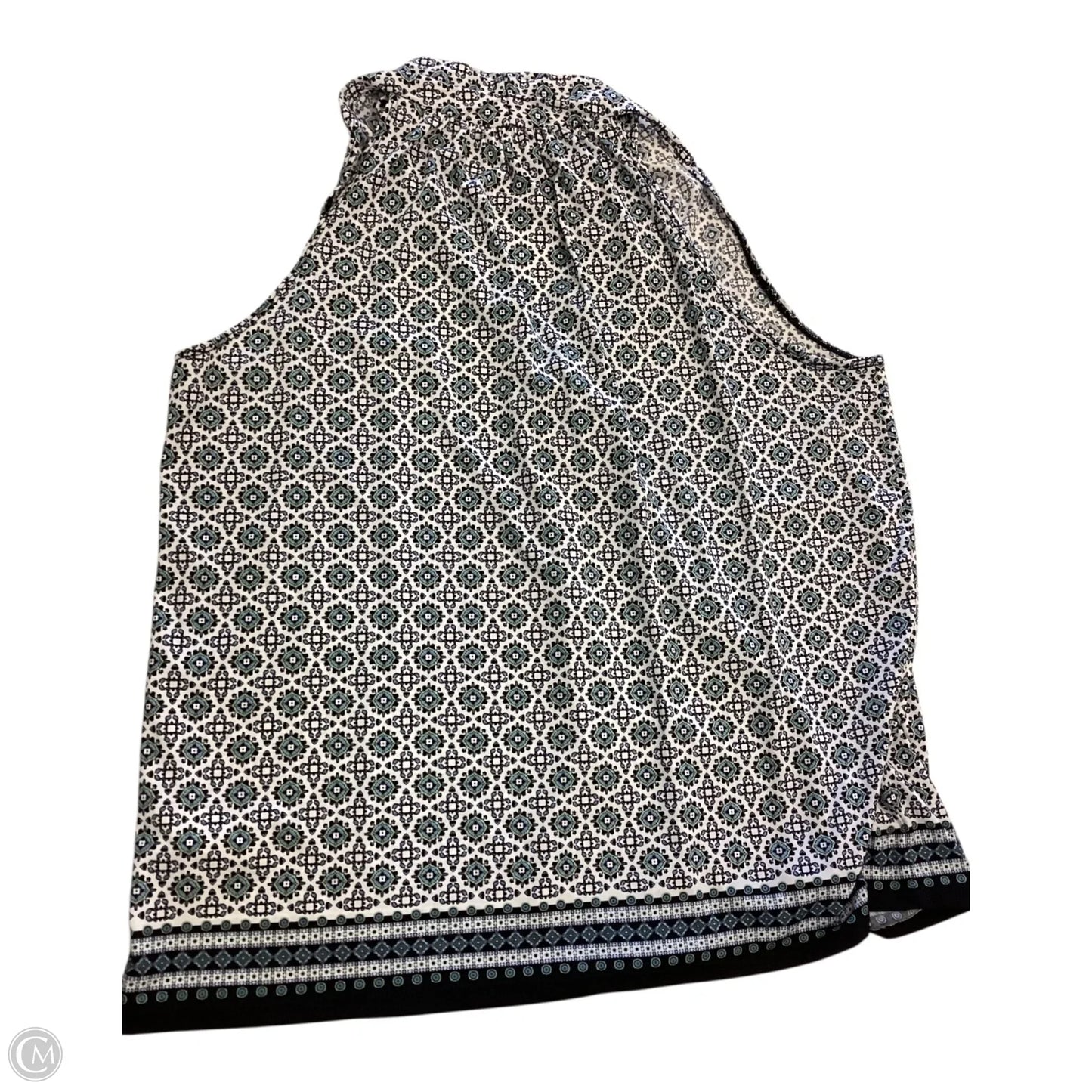 Top Sleeveless By Max Studio In Multi-colored, Size: L