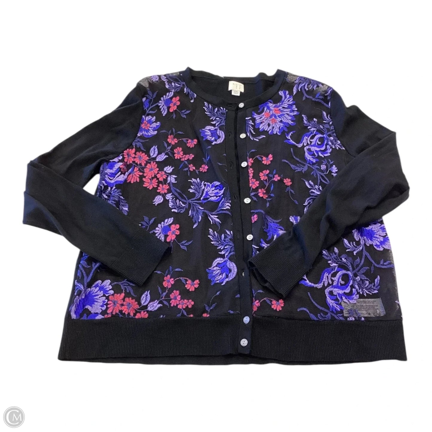 Cardigan By A New Day In Black, Size: Xxl