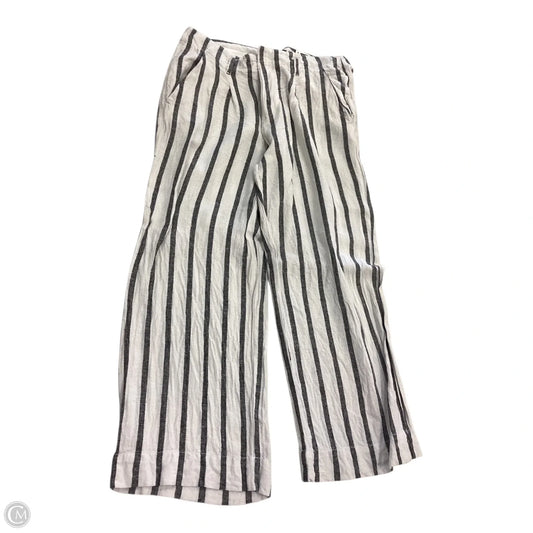 Pants Cropped By Sanctuary In Striped Pattern, Size: 10