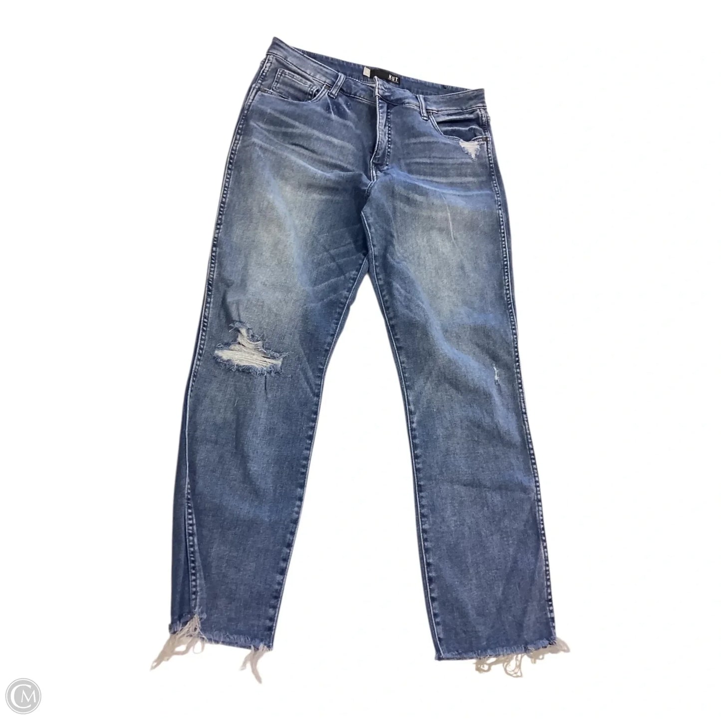 Jeans Cropped By Kut In Blue, Size: 12