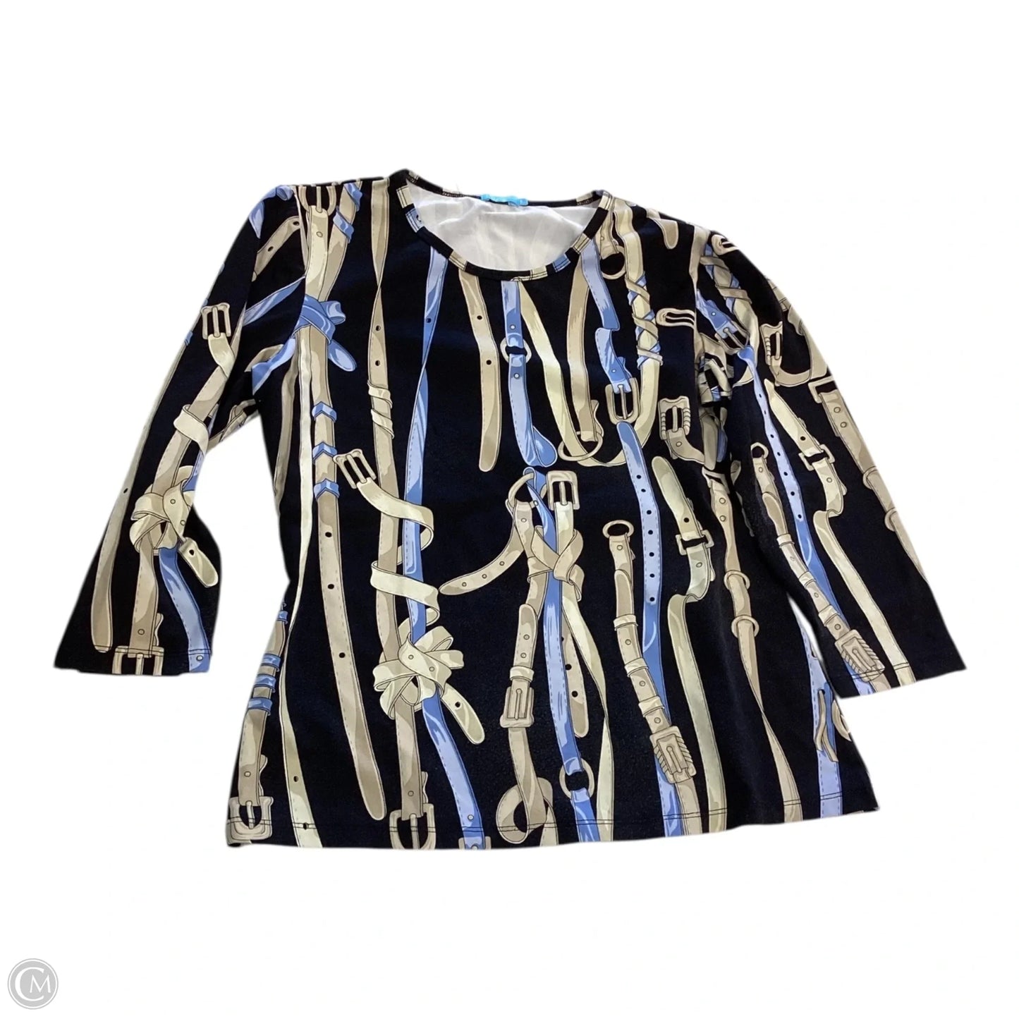 Top 3/4 Sleeve By J Mclaughlin In Navy, Size: S