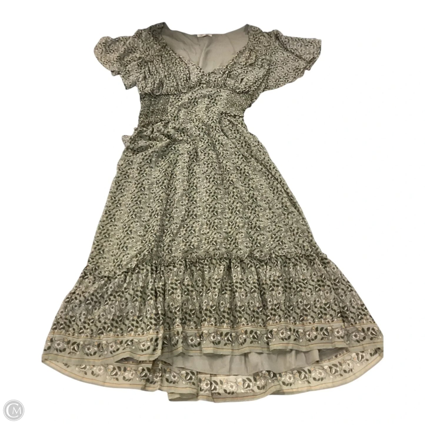 Dress Casual Maxi By Max Studio In Green, Size: Xl