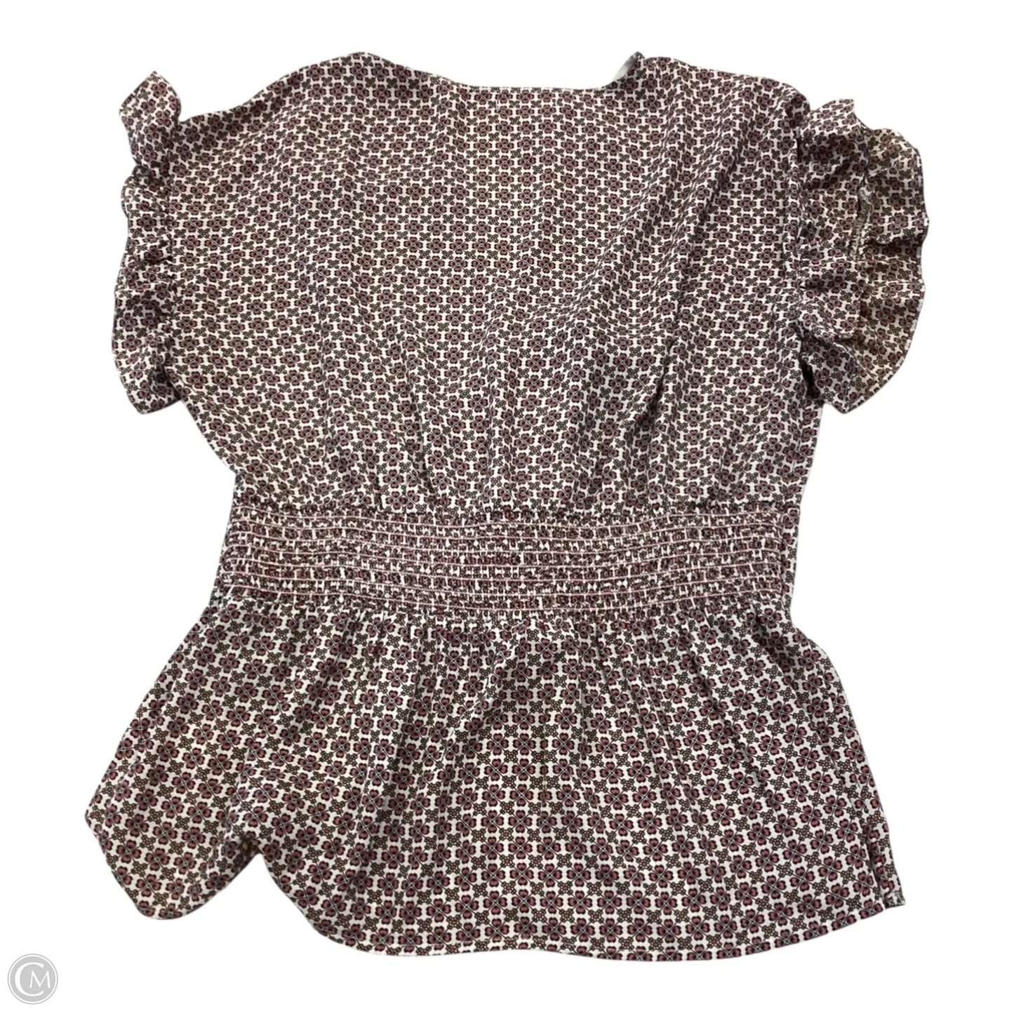 Top Short Sleeve By Max Studio In Red, Size: L