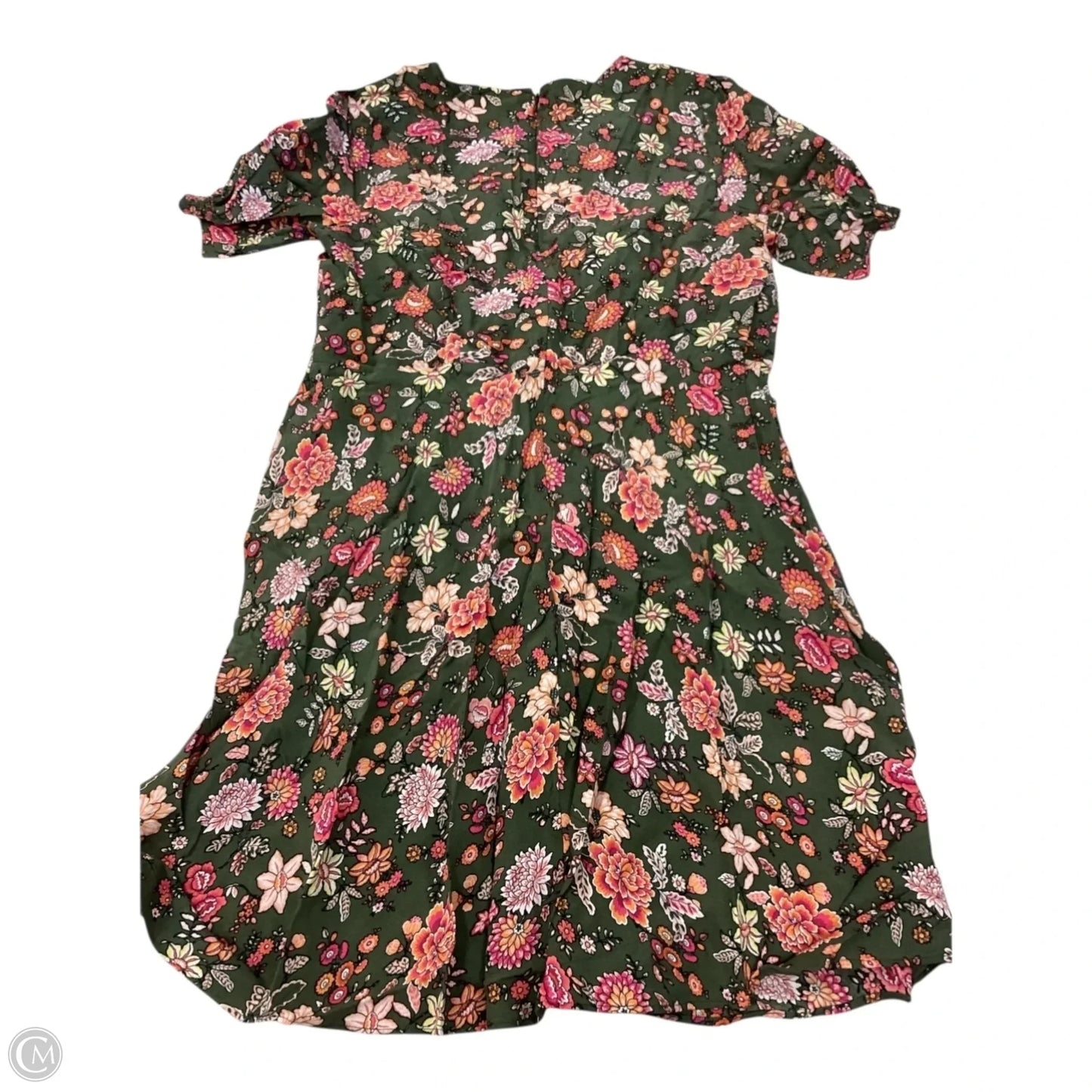 Dress Casual Short By Loft In Green, Size: 14