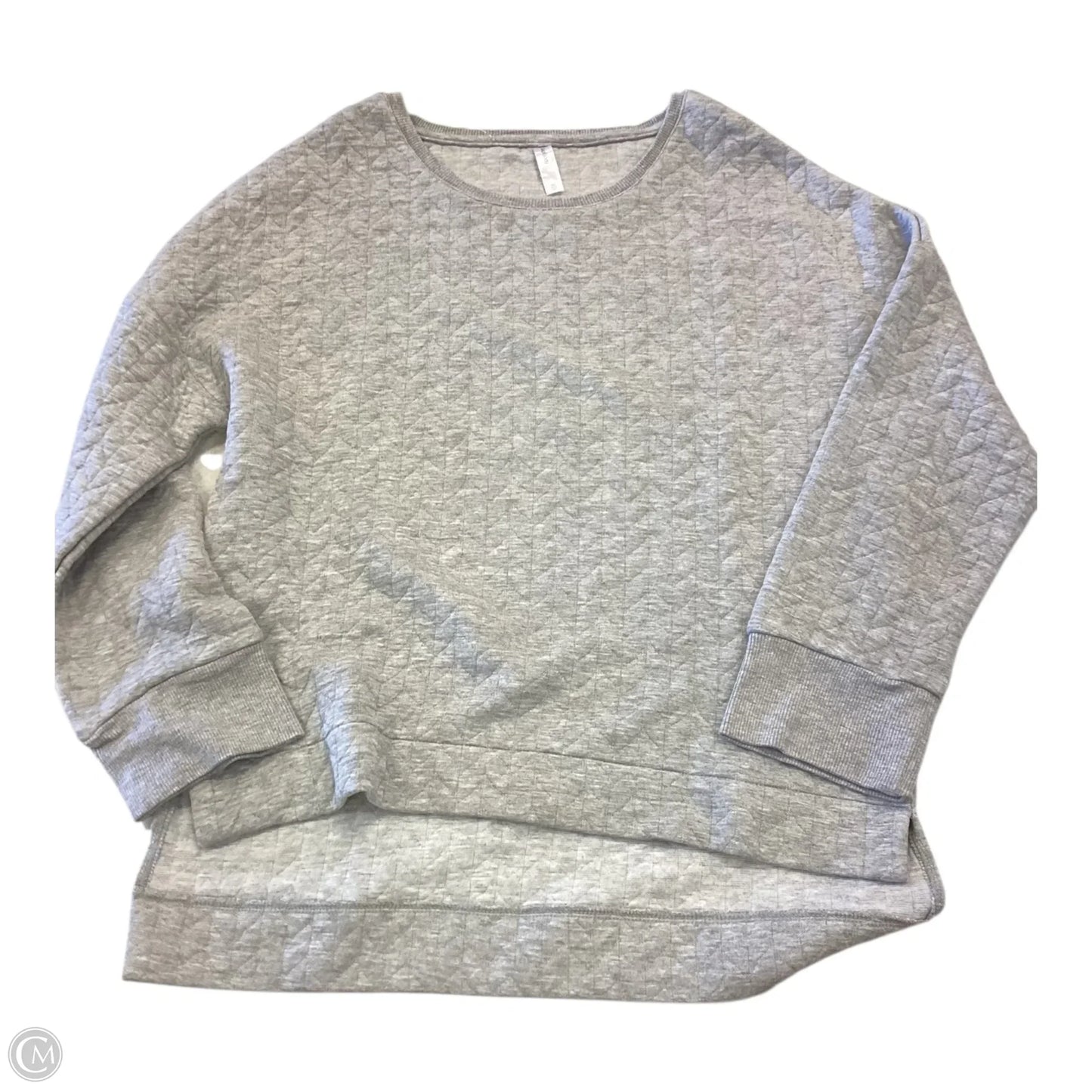 Top 3/4 Sleeve By Gap In Grey, Size: Xs