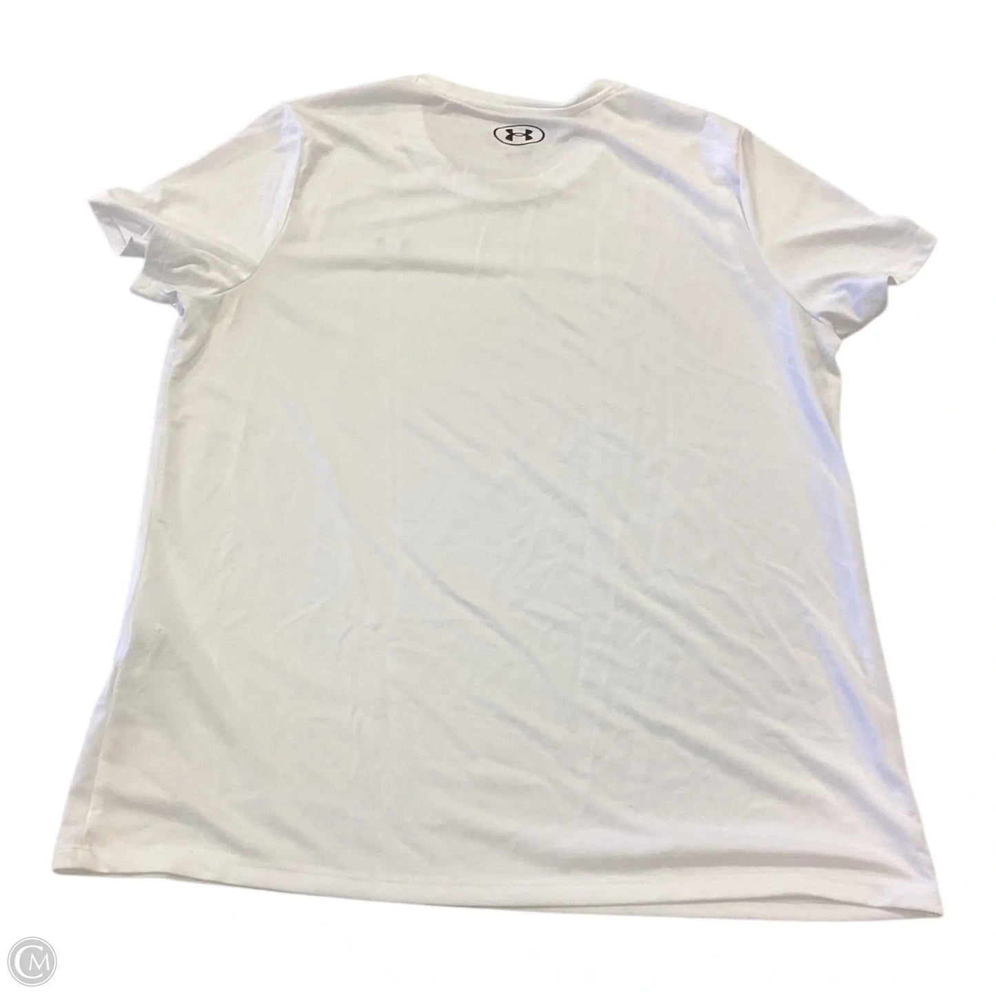 Top Short Sleeve By Under Armour In White, Size: L