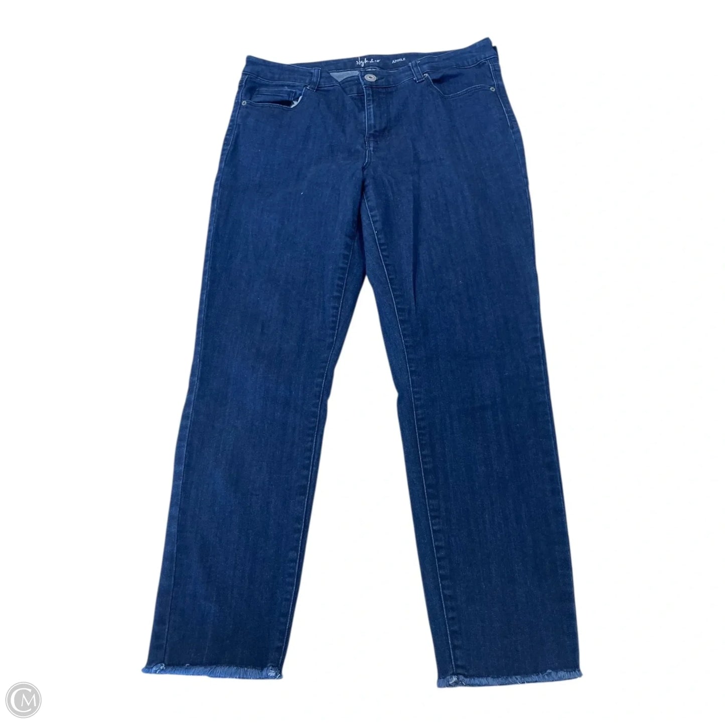 Jeans Cropped By Style And Company In Blue, Size: 10