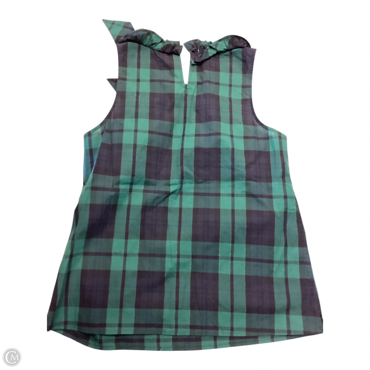 Top Sleeveless By Talbots In Green, Size: Sp