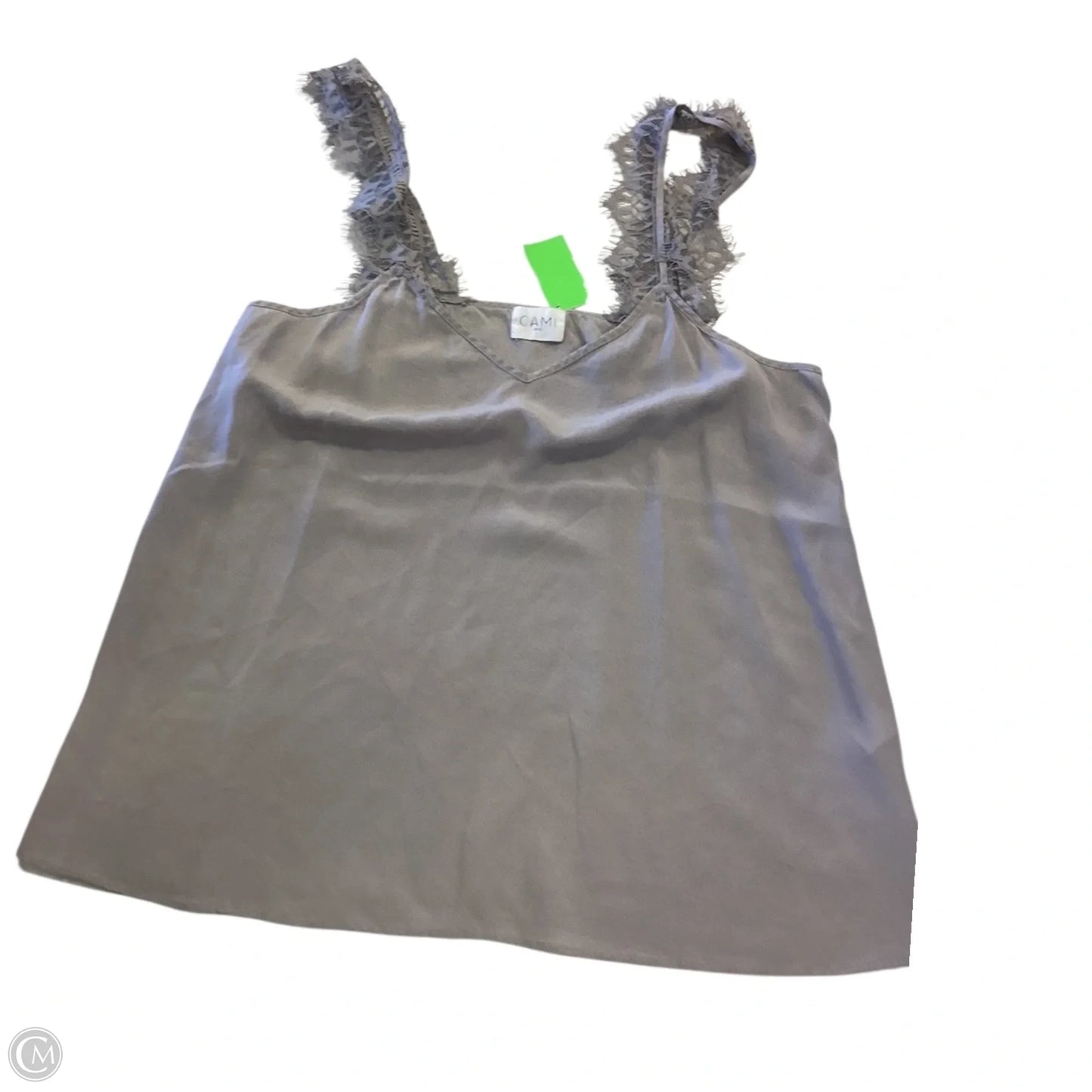 Top Cami By Clothes Mentor In Grey, Size: L