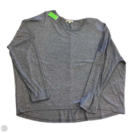 Top Long Sleeve By Acemi In Blue, Size: L