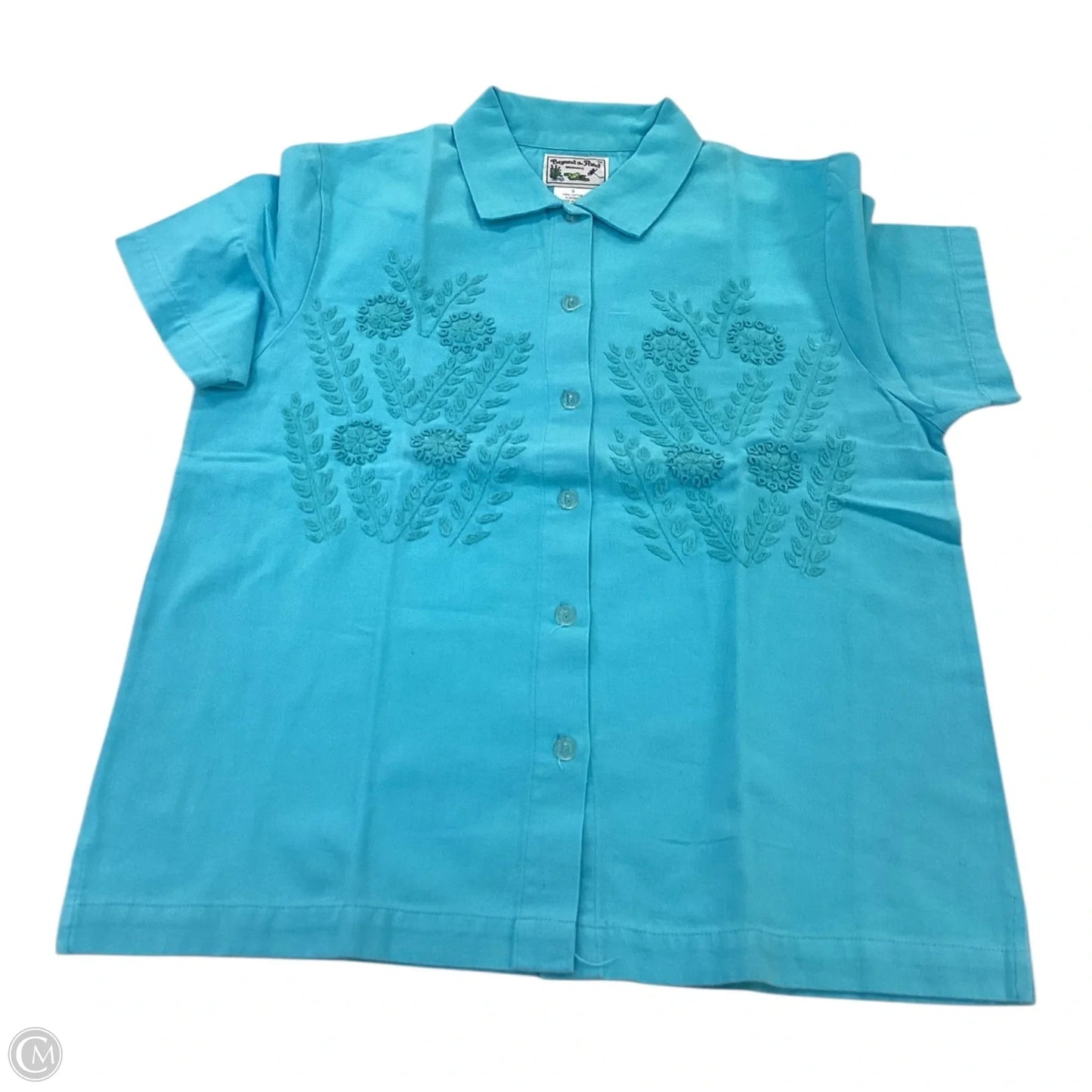 Top Short Sleeve By Clothes Mentor In Blue, Size: S