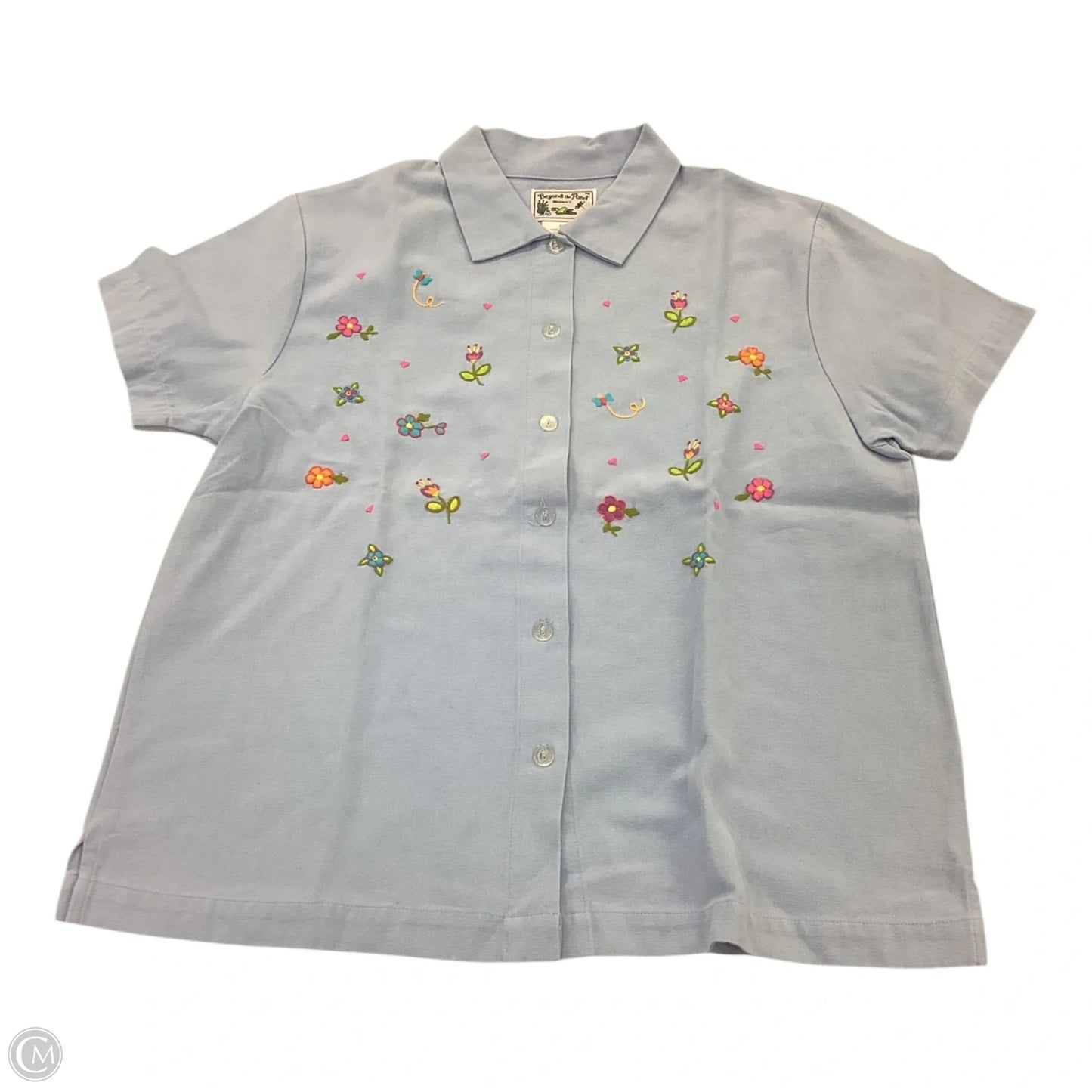 Top Short Sleeve By Clothes Mentor In Blue, Size: S