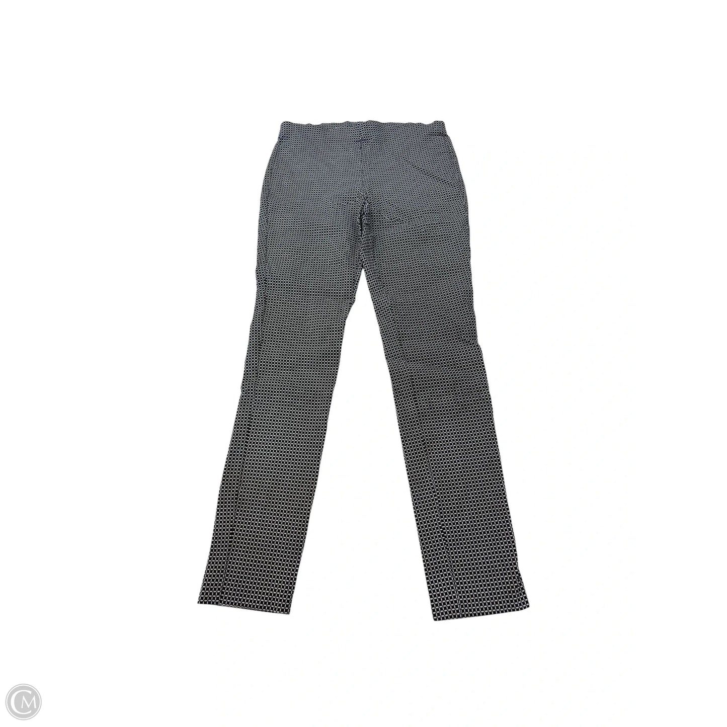 Pants Designer By Michael Kors In Black & White, Size: L