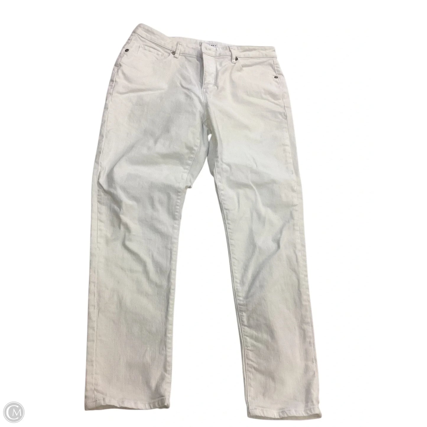 Pants Cropped By Loft In White, Size: 10