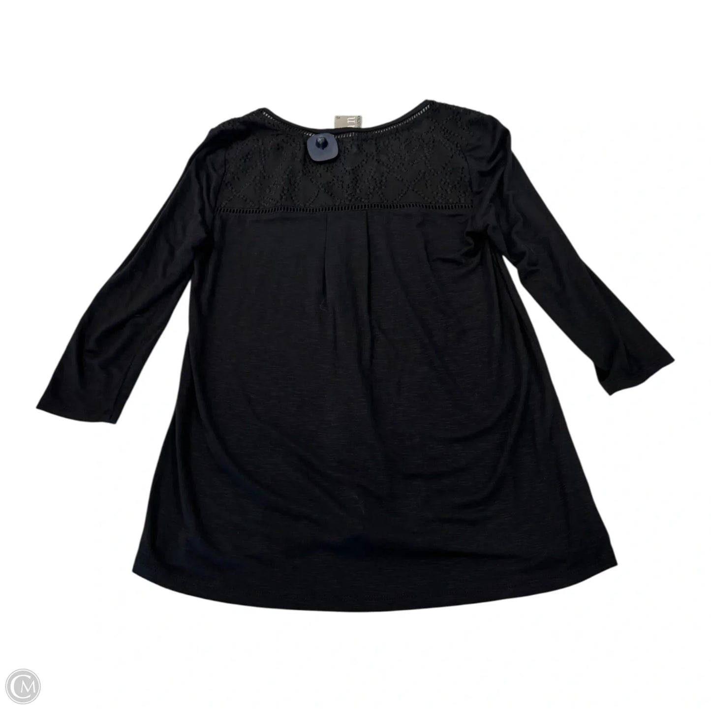 Top 3/4 Sleeve By Dolan Left Coast In Black, Size: Xs