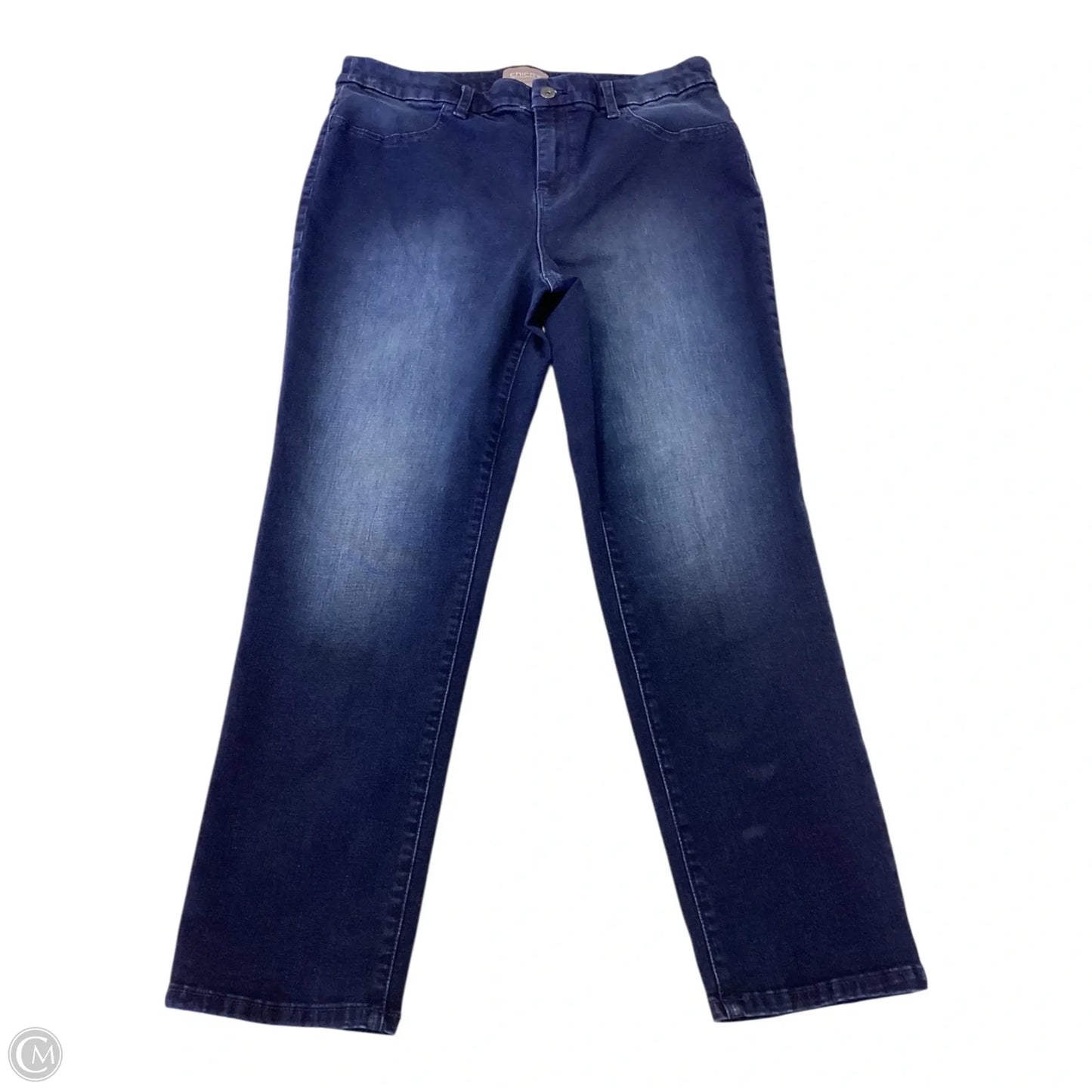 Pants Cropped By Chicos In Blue, Size: L