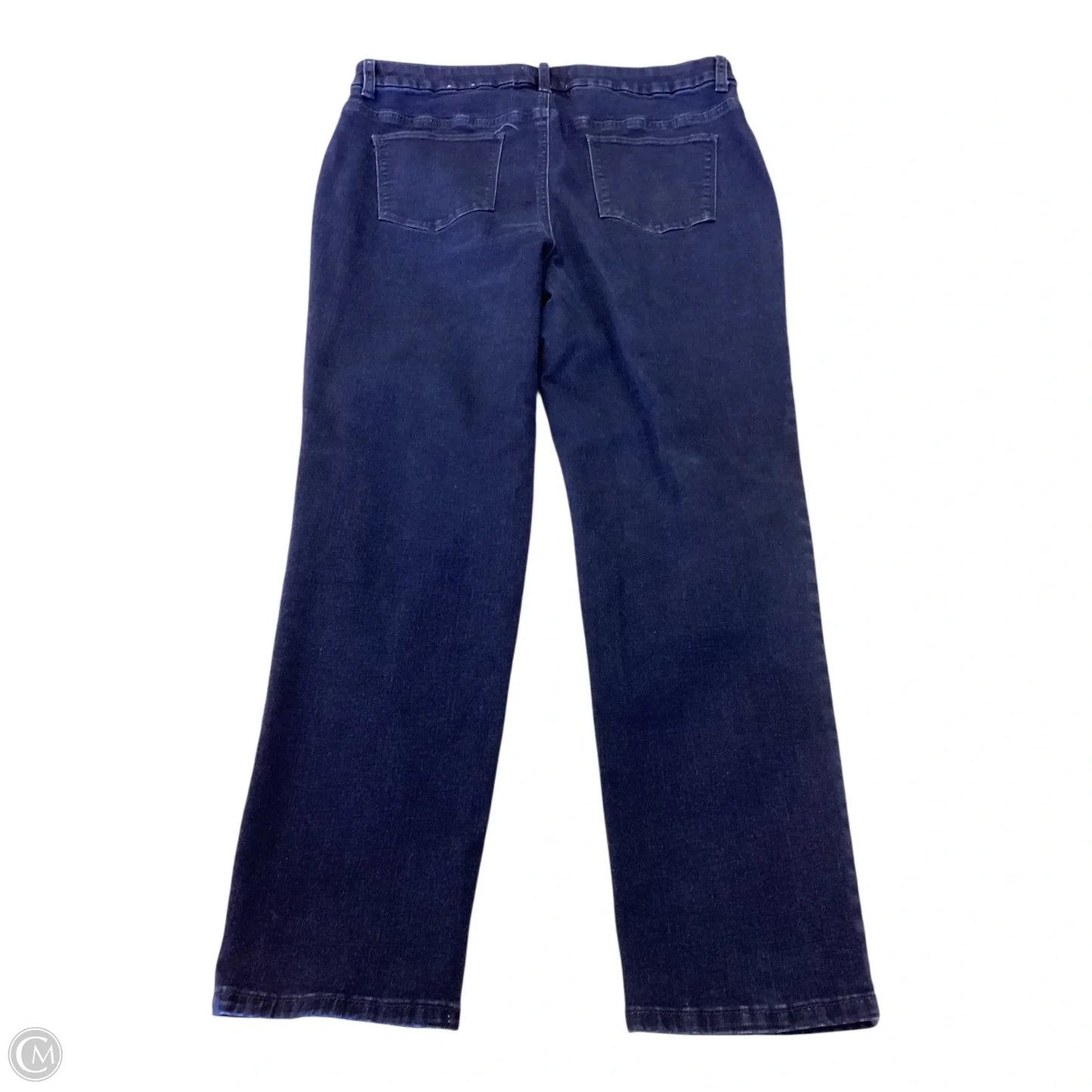 Pants Cropped By Chicos In Blue, Size: L
