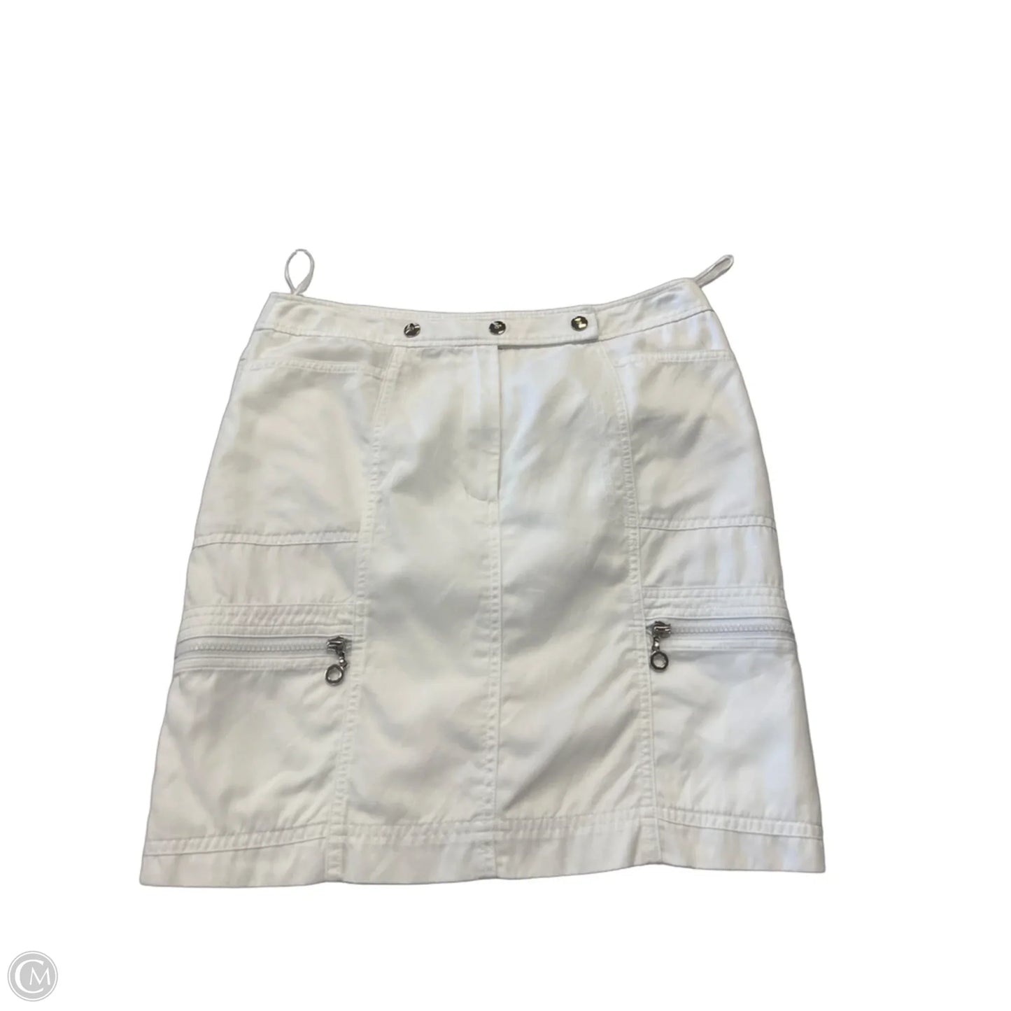 Skirt Mini & Short By Clothes Mentor In White, Size: M